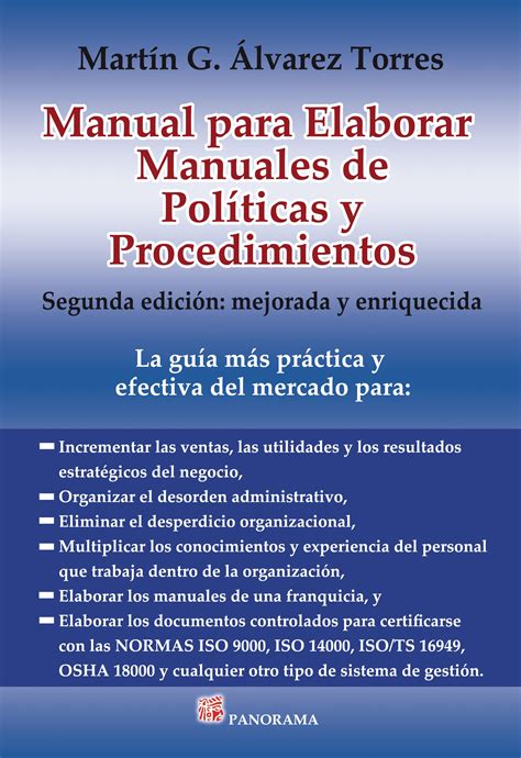 Ejemplo De Manuales De Procedimientos Pdf