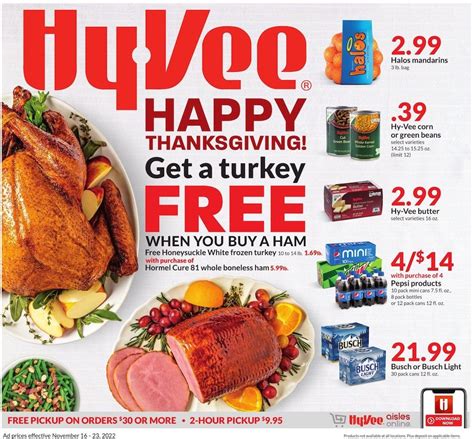 Hyvee Weekly Ad Nov Thanksgiving Nov 16 24 2022 WeeklyAds2