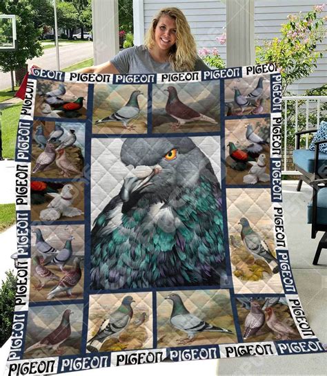 Pigeon Art Like 3d Customized Quilt Blanket Design Trend