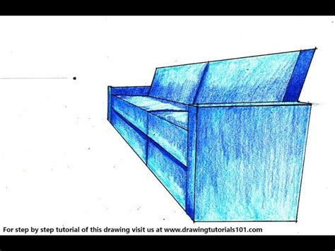 How To Draw A Sofa In 1 Point Perspective Baci Living Room