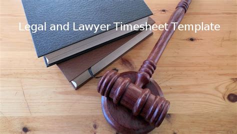 12 Legal And Lawyer Timesheet Templates PDF Word Excel