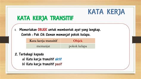 Contoh Kata Kerja Pasif Tahun 4 Kata Kerja Transitif Dan Kata Nbkomputer