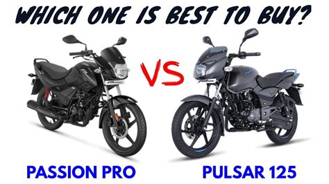 Hero Passion Pro Vs Bajaj Pulsar 125 The Bikes Info Youtube