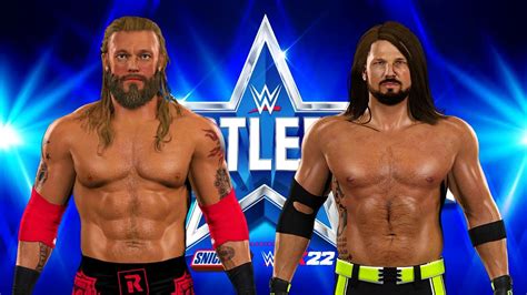 Edge Vs Aj Styles Wrestlemania Wwe K Youtube