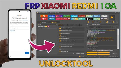 Redmi 10A FRP Bypass Unlocktool Bypass Google Account