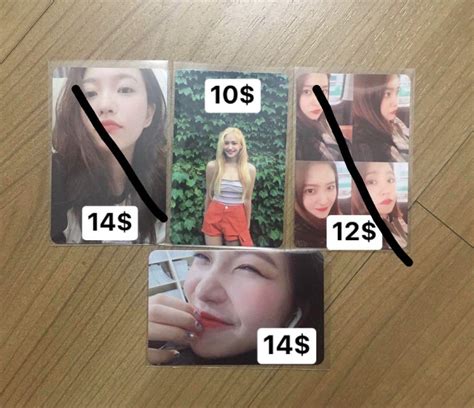 Wts Red Velvet Yeri Photocards Hobbies Toys Memorabilia