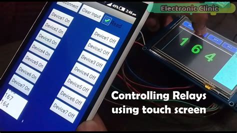 Android HMI development- control HMI touch screen using Bluetooth TFT