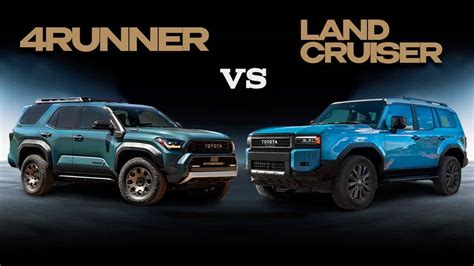 ᐅ Comparativa Toyota 4Runner 2025 VS Toyota Prado 2025 Video