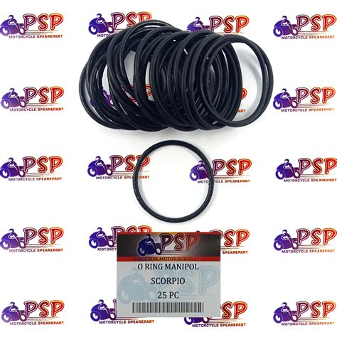 O Ring Manipol Scorpio Harga Per Pak Isi 25 PC Oring Karet Seal Sil