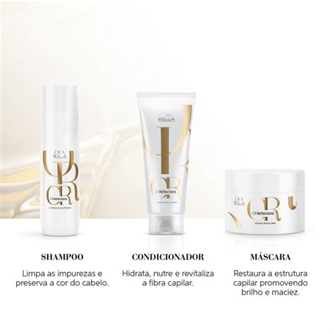 Kit Wella Oil Reflections Mask Duo Beleza Na Web