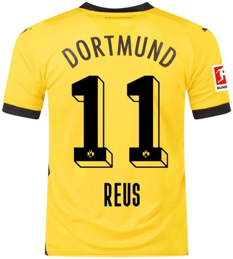 Reus Borussia Dortmund 23 24 Home Jersey JerseyMotion