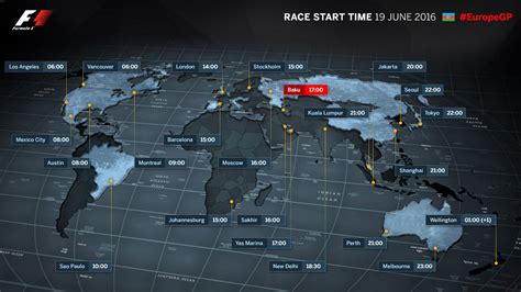 Formula 1 Baku Circuit Map - Baku Formula 1 Circuit - Negara Berbahya