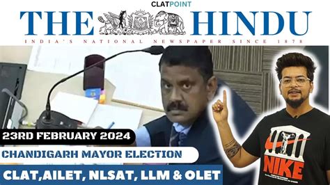 The Hindu News Paper Analysis 23rd February 2024 Current Affairs Today