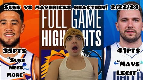 Mavs Super Legit Dallas Mavericks Vs Phoenix Suns Full Game Highlights