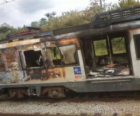 Meu Transporte News Cptm Outro Trem Série 2100 Pega Fogo Na Linha 10 Turquesa