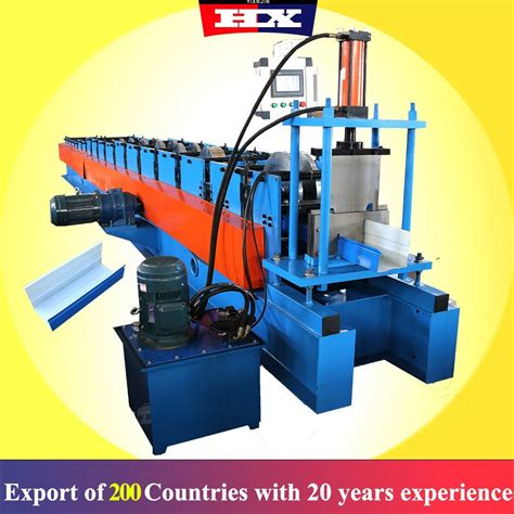 Haixing Metal Rain Water Gutter Roll Forming Making Machine China