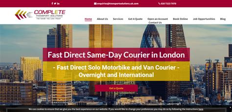 London Courier Companies Top 10 Best Courier Services London