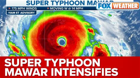 Super Typhoon Mawar Continues To Intensify As It Threatens Taiwan And