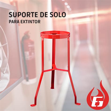 Suporte De Solo Para Extintor Retoedu