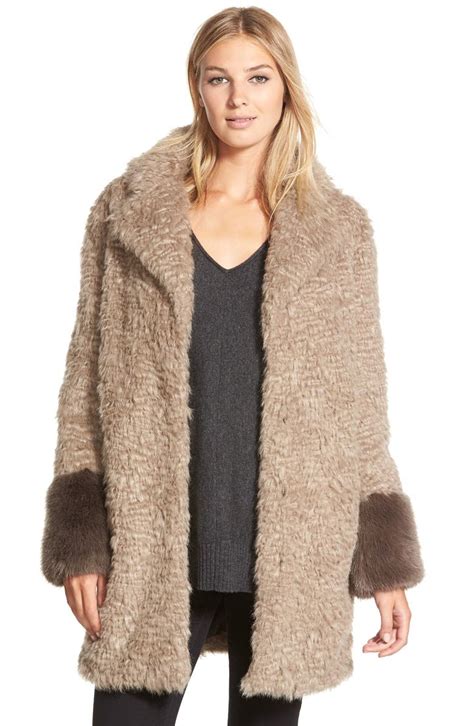 Laundry by Shelli Segal Faux Fur Coat | Nordstrom