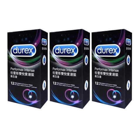 Durex杜蕾斯 雙悅愛潮裝保險套12入 結合凸點螺紋飆風碼潤滑液x3盒 潤滑液 Yahoo奇摩購物中心