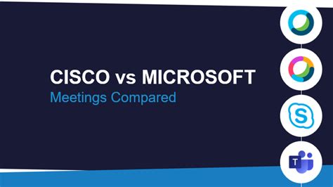 Cisco Webex Meetings Vs Microsoft Teams Meetings UC Today