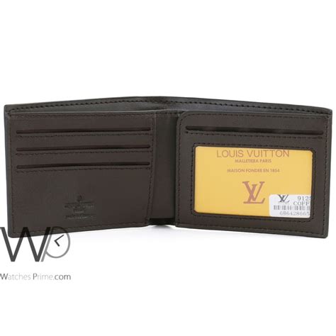 Louis Vuitton LV Wallet For Men Brown | Watches Prime