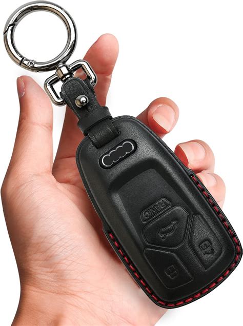 Amazon Tukellen For Audi Key Fob Cover Genuine Leather With