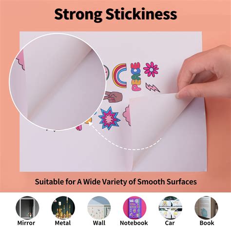 Snapklik Htvront Printable Vinyl Sticker Paper Sheets Glossy