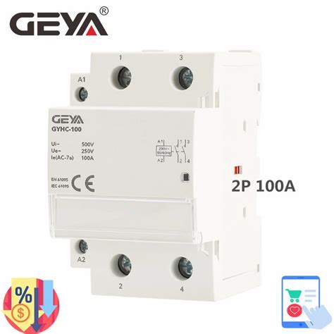 Geya Gyhc P Les A Ac V V Hz Din Rail Ac Domestique