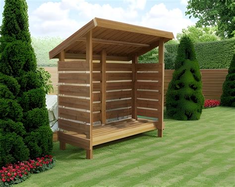 Firewood Shed Plans PDF Step By Step DIY Build Guide PDF Firewood