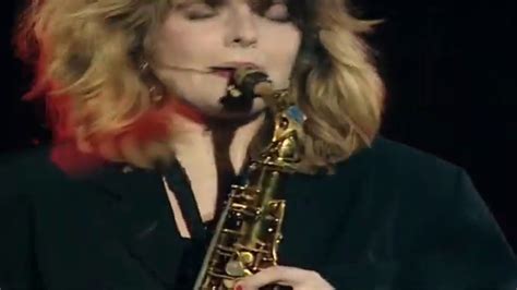 21 Yrs Old Candy Dulfers Amazing Saxophone Solo With Pink Floyd At