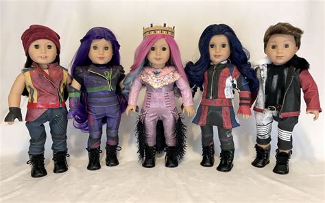 Disney Descendants Inspired Outfits For American Girl Doll And 18 Inch