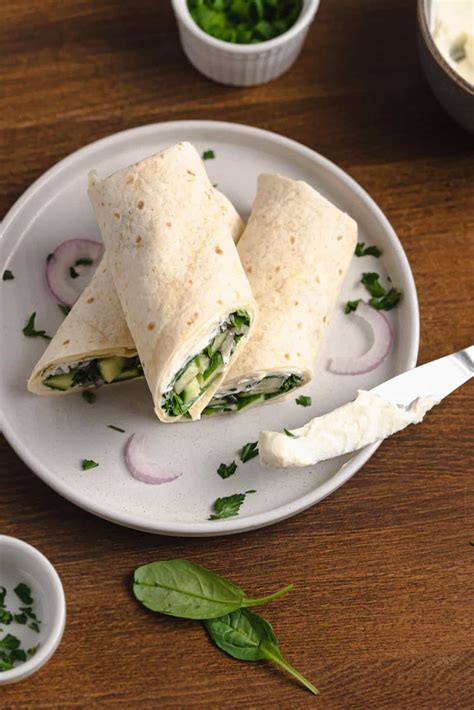 Healthy Spinach And Feta Wraps Real Greek Recipes