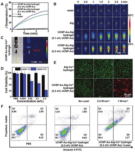 Photothermal Conversion And Cellular Activity Of The Ucnp Au Alg