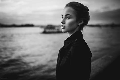 Women Looking Away Women Outdoors Julia Tavrina Portrait