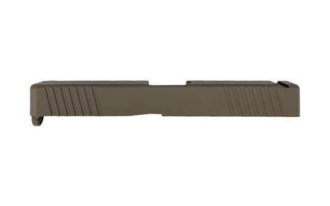 Glock® 17 Compatible Fde Slide W Front And Rear Serrations