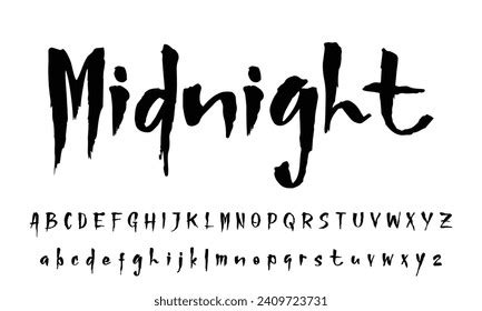 Signature Font Calligraphy Logotype Script Brush Stock Vector (Royalty ...