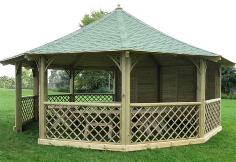 Kiosque De Jardin Bois Trait Avec Toit En Shingle Wagner M Jagram