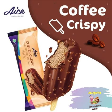 Aice Ice Cream Coffee Crispy Isi 20 Pcs Lazada Indonesia