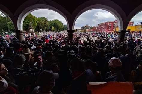 Manifestación San Pedro Cholula Gran Angular