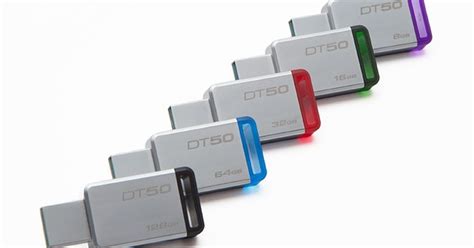 Pendrives DT 50 Da Kingston Chegam Ao Brasil Design Compacto E USB