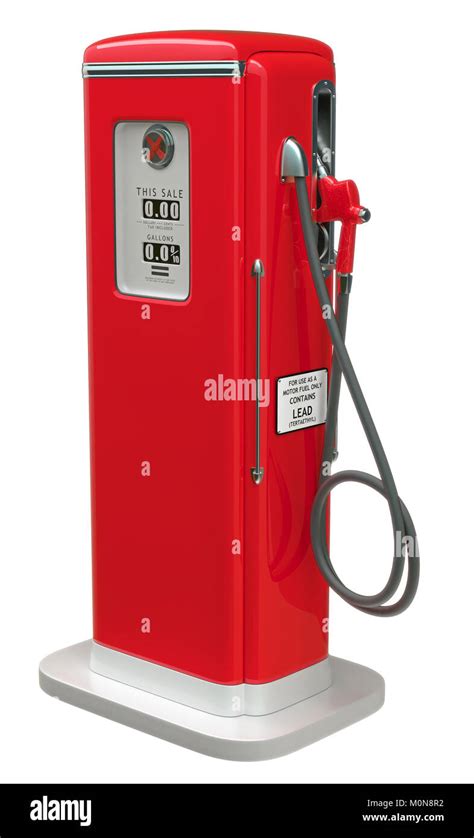 Red Petrol Pump Cut Out Stock Images And Pictures Alamy