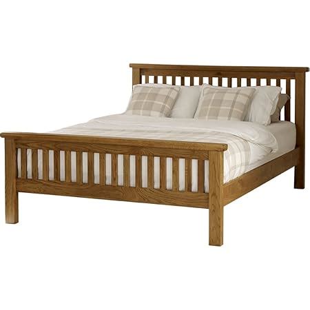 The Furniture Market Solid Oak Arch Rail Ft Super King Size Bed