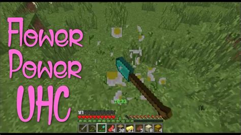 Flower Power UHC Ep 1 11 Eggs And A Diamond Shovel YouTube