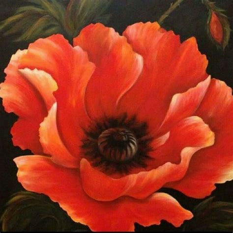 Pin By Annatal On Maki Poppy Painting Poppy Flower Painting Flower