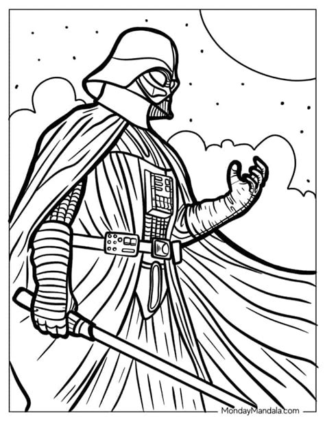 30 Star Wars Coloring Pages Free Pdf Printables Star Wars Coloring Book Star Wars