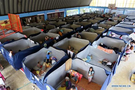 Families Evacuated Due To Flood In Marikina City The Philippines