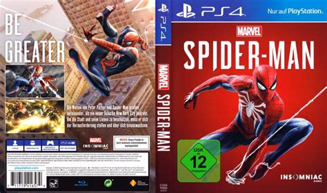 Spiderman (2018) PS4 German Cover - DVDcover.Com