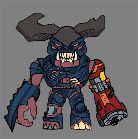 Drew The Cyberdemon From 2016 To A Toy In Doom Eternal Rdoom